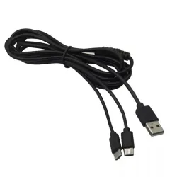 Ventaris C100B Type-C Dual PS5 / Xbox Series X/S kontroller töltő kábel 2m fekete