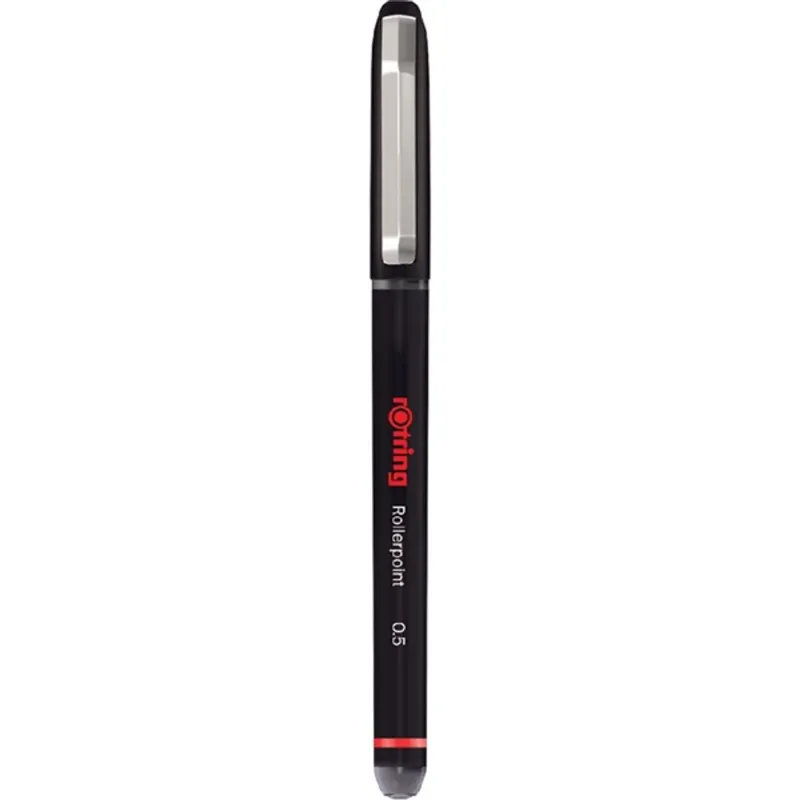 Rotring Rollerpoint 0,5 mm kupakos fekete rollertoll Rotring Rollerpoint 0,5 mm kupakos fekete rollertoll