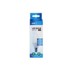 Iris Lighting E14 C37 8W 3000K 640lm gyertya LED fényforrás (ILE148W3000K)