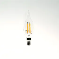 Iris Lighting Filament Bulb Longtip E14 FLCT35 4W 3000K 360lm aranyszínű gyertya LED fényforrás (ILBLE14FLCT354W3000K)