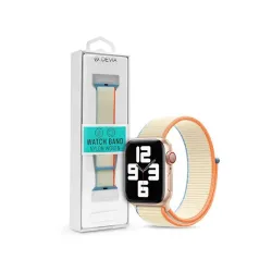 Devia Apple Watch 38/40/41mm szövet sport szíj fehér (ST364624 )