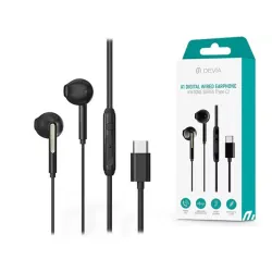 Devia Kintone A1 USB-C vezetékes headset fekete (ST379796)