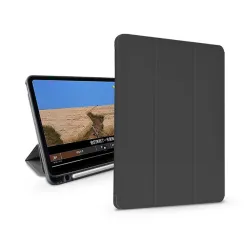Devia Leather Case With Pencil Slot iPad Air5/4 10.9″/11″/12.9″ Black