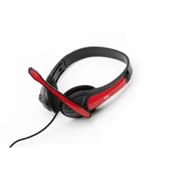 IRIS F-25 vezetékes headset piros