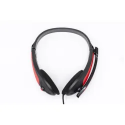 IRIS F-25 vezetékes headset piros