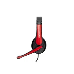IRIS F-25 vezetékes headset piros