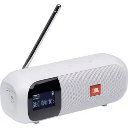 JBL Tuner 2 (Hordozható DAB/DAB+/FM rádió Bluetooth-al), Fehér