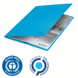 Leitz Recycle karbonsemleges karton gumis mappa kék (39080035)