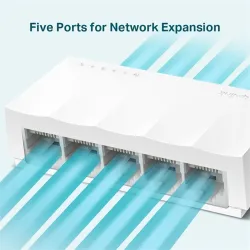 TP-Link LS1005 10/100Mbps 5 portos mini switch