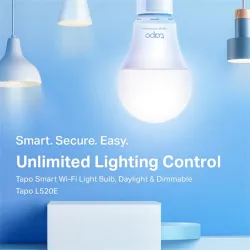 TP-LINK Tapo L520E Okos Wi-Fi Égő, szabályozható, 4000K
