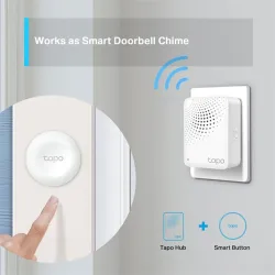 TP-Link Tapo H100 IoT HUB Wi-Fi okosotthon vezérlő fehér