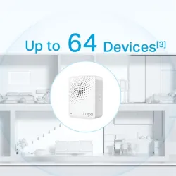 TP-Link Tapo H100 IoT HUB Wi-Fi okosotthon vezérlő fehér