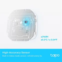Tapo T315 V1 - Temperature and humidity sensor - smart - wireless - 868 - 922 MHz
