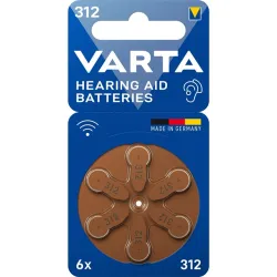 Varta 312 hallókészülék elem (6db/bliszter) (24607101416)