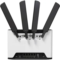 MIKROTIK Chateau 5G ax kit 1x2.5 Gigabit LAN 4x Gigabit LAN port 802.11ax Dual-Band wireless router with external antennas