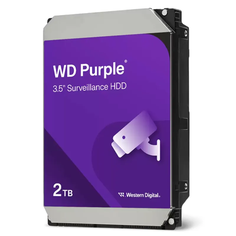 HDD 2TB WD 3,5" SATA3 5400RPM 256MB PURPLE WD23PURZ HDD 2TB WD 3,5" SATA3 5400RPM 256MB PURPLE WD23PURZ