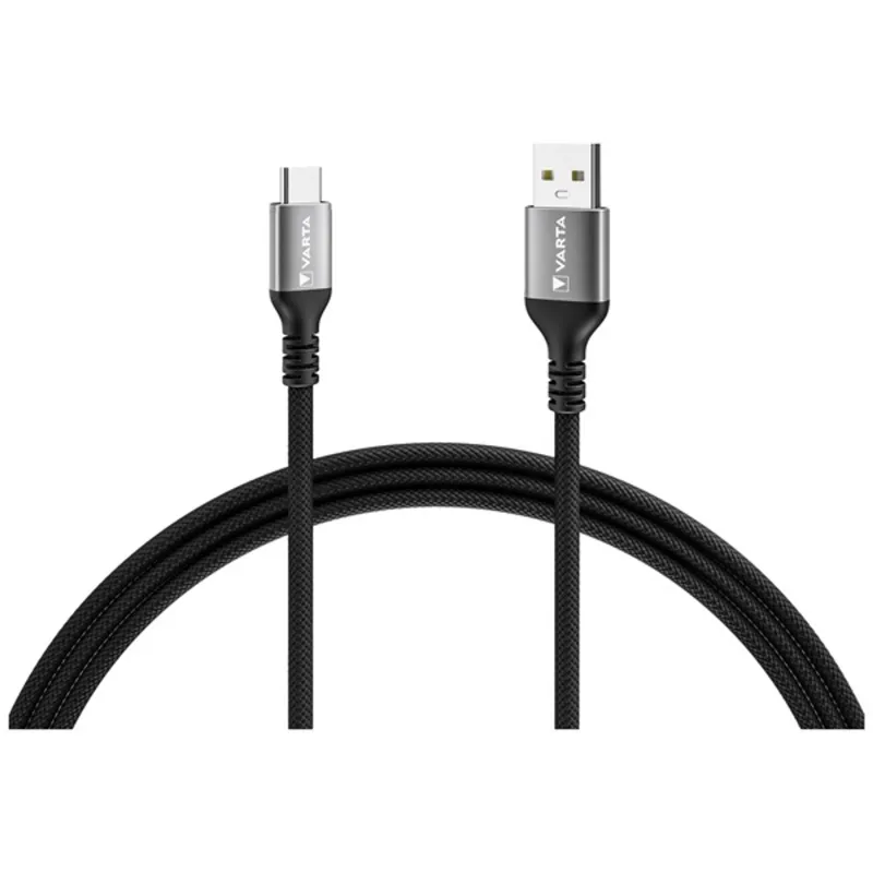 Varta 57935101111 2m 60W USB A-USB C adat- és töltőkábel Varta 57935101111 2m 60W USB A-USB C adat- és töltőkábel