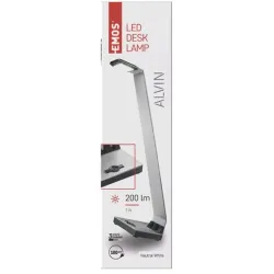 Emos Alvin LED asztali lámpa 200lm ezüst (Z7607S)