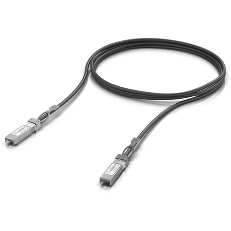 Ubiquiti - 10GBase direct attach cable - SFP+ to SFP+ - 3 m - 6 mm - passive - black Ubiquiti - 10GBase direct attach cable - SFP+ to SFP+ - 3 m - 6 mm - passive - black