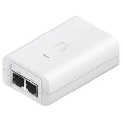 POE tápegység Ubiquiti 24V 0,3A fehér színű Gigabit LAN porttal
