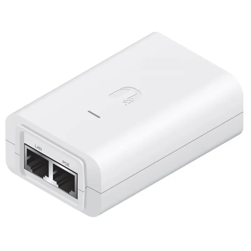 POE tápegység Ubiquiti 24V 0,3A fehér színű Gigabit LAN porttal POE tápegység Ubiquiti 24V 0,3A fehér színű Gigabit LAN porttal