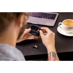LAMAX Duals1 TWS Bluetooth fülhallgató fekete (LMXDU1)