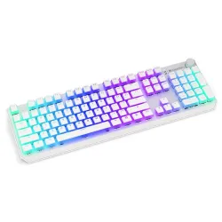 Endorfy Thock Wireless Red Switch Mechanical Keyboard Onyx White Pudding US