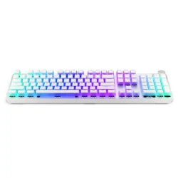 Endorfy Thock Wireless Red Switch Mechanical Keyboard Onyx White Pudding US