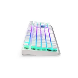 Endorfy Thock Wireless Red Switch Mechanical Keyboard Onyx White Pudding US