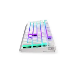 Endorfy Thock Wireless Red Switch Mechanical Keyboard Onyx White Pudding US