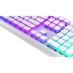 Endorfy Thock Wireless Red Switch Mechanical Keyboard Onyx White Pudding US