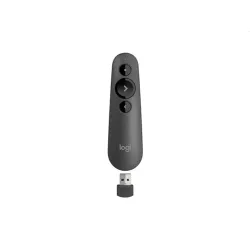 Logitech R500s - Presentation remote control - 3 buttons - mid grey