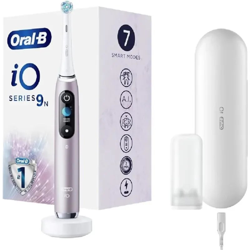 Oral-B iO9 Rose Quartz elektromos fogkefe Oral-B iO9 Rose Quartz elektromos fogkefe