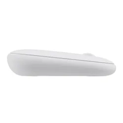 Logitech Pebble Mouse 2 M350s - Mouse - optical - 3 buttons - wireless - Bluetooth 5.2 LE - tonal white
