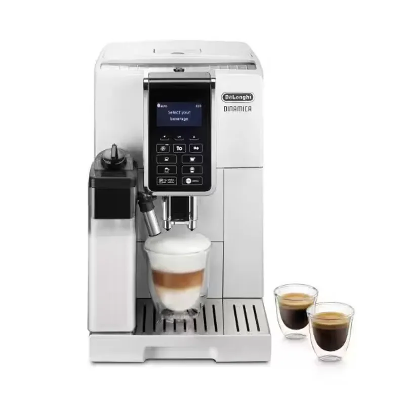 DeLonghi ECAM350.55.W Dinamica ezüst tejhabosítóval automata kávéfőző DeLonghi ECAM350.55.W Dinamica ezüst tejhabosítóval automata kávéfőző