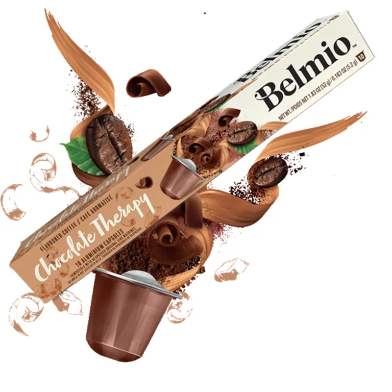 Belmio Chocolate Therapy Nespresso kompatibilis kávékapszula 10db (BLIO31181) Belmio Chocolate Therapy Nespresso kompatibilis kávékapszula 10db (BLIO31181)