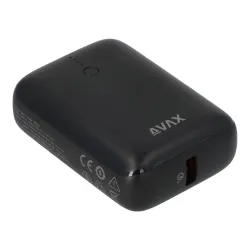 AVAX PB105B MINI 10000mAh Type C/PD 20W+QC 22.5W gyorstöltő fekete power bank