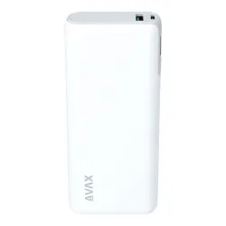 AVAX PB202W VITALITY 20000mAh Type C/PD 65W+QC18W gyorstöltő fehér power bank