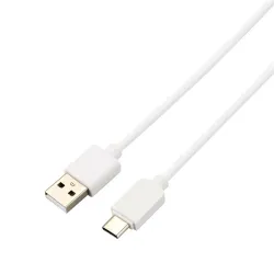 AVAX CB103W PURE 1m 2,1A USB A-Type-C fehér adat- és töltőkábel