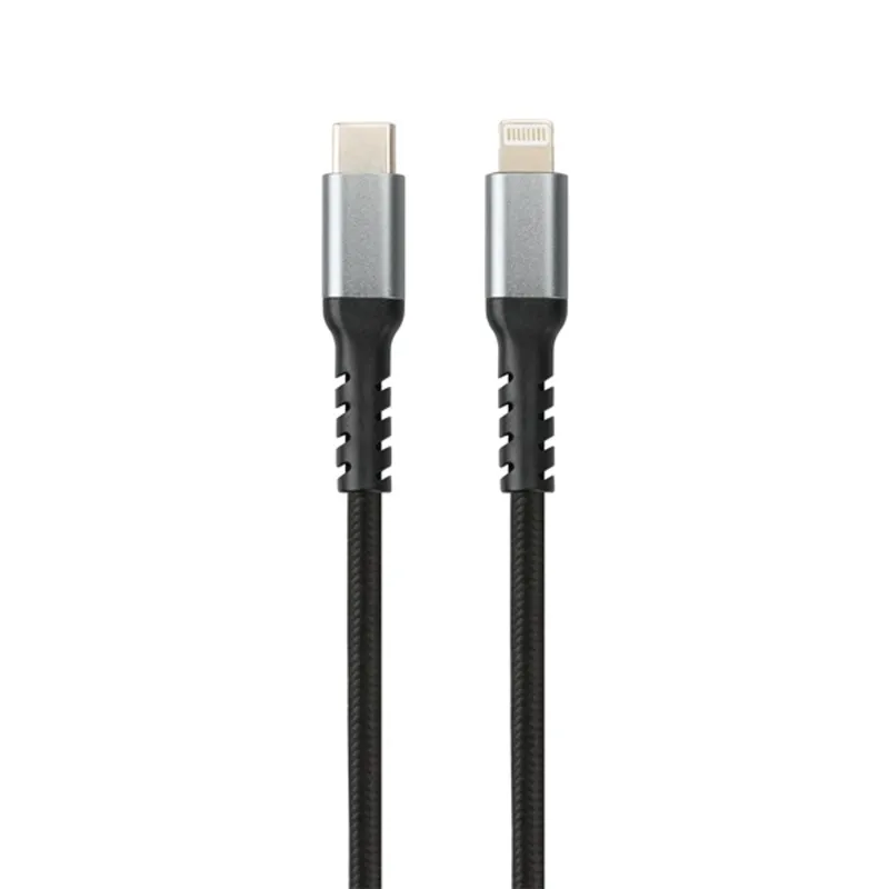 AVAX CB402G STEELY 1,5m 20W Type-C-Lightning gyorstöltő sodorszálas acélszürke adat- és töltőkábel AVAX CB402G STEELY 1,5m 20W Type-C-Lightning gyorstöltő sodorszálas acélszürke adat- és töltőkábel