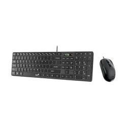 Genius Slimstar C126 USB magyar membrán billentyűzet + egér fekete