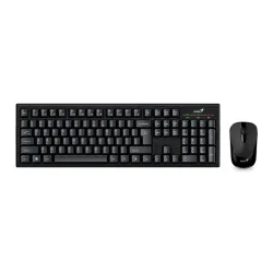 Genius Billentyűzet/Egér Kit - KM-8101 (Vezeték nélküli, USB, fekete)
