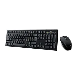 Genius Billentyűzet/Egér Kit - KM-8101 (Vezeték nélküli, USB, fekete)