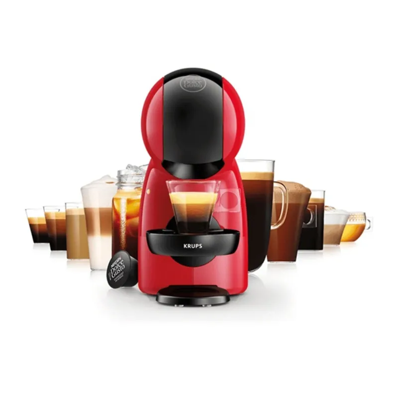 Krups KP1A3510A Piccolo XS Nescafé Dolce Gusto piros-fekete kapszulás kávéfőző Krups KP1A3510A Piccolo XS Nescafé Dolce Gusto piros-fekete kapszulás kávéfőző