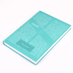Realsystem 2025 Womanext 5300-12 A5 heti beosztású Fiji fever naptárkönyv