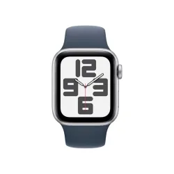 Apple Watch SE3 GPS 40mm Silver Alu Case w Storm Blue Sport Band - M/L