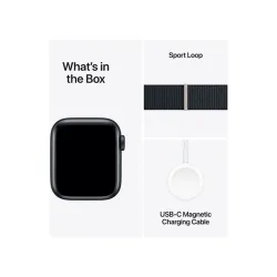 APPLE Watch SE3 GPS 40mm Midnight Alu Case w Midnight Sport Loop