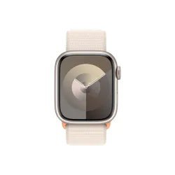 Apple Watch Series 9 GPS 41mm csillagfény alumíniumtok, csillagfény sport Loop (MR8V3)