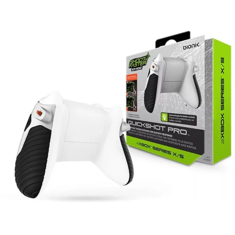 Bionik BNK-9074 Quickshot Pro Xbox Series fekete-fehér kontroller ravasz kiegészítőcsomag Bionik BNK-9074 Quickshot Pro Xbox Series fekete-fehér kontroller ravasz kiegészítőcsomag