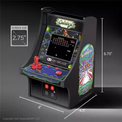 My Arcade DGUNL-3222 Galaga Micro Player Retro Arcade 6.75" hordozható játékkonzol